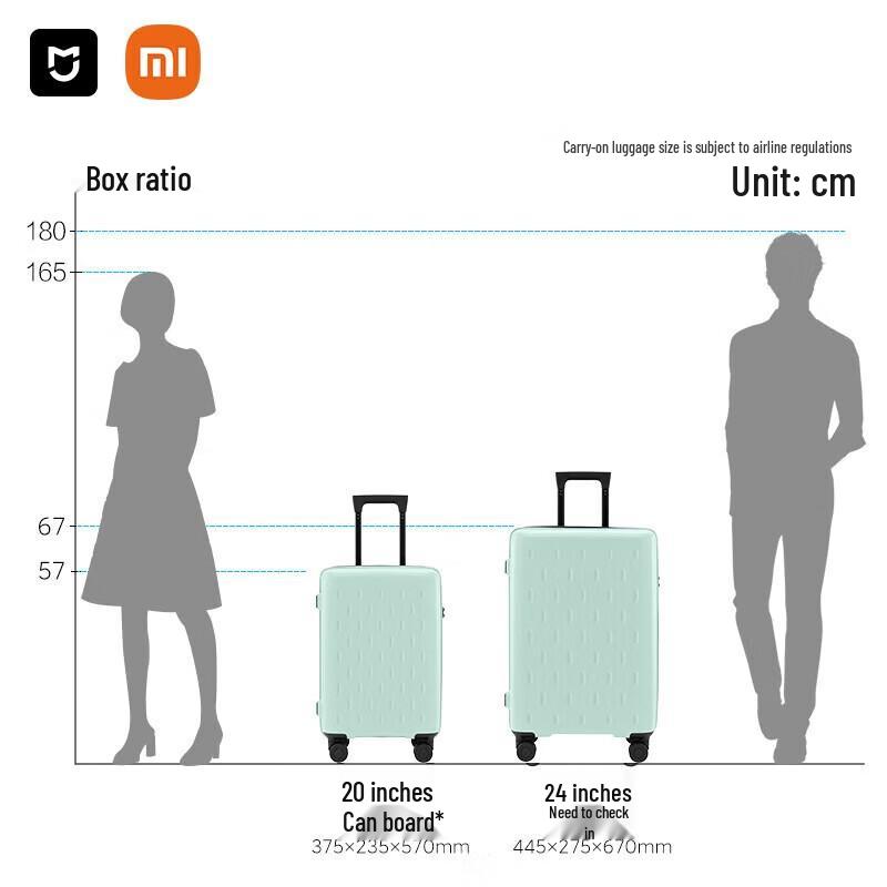 Жесткий чемодан Xiaomi 24 дюйма
