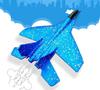 Foam Airplane Hand Throwing Children'S Toy Fighter Ejection Flight Glider Outdoor Fall Resistant