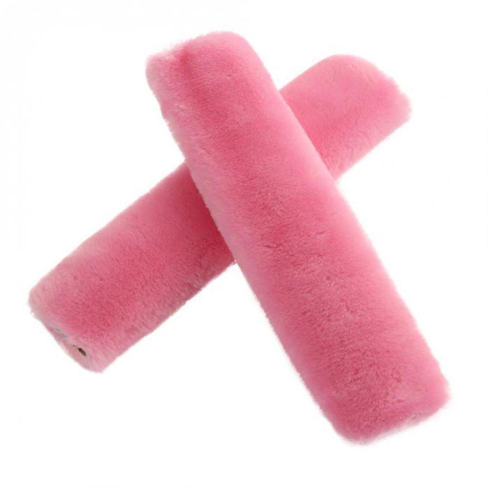 2 Pcs/Set Fashion Soft Auto  Harness Cover Plush Car Seatbelt Shoulder Pad  Seat Belt