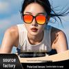 Bluetooth Smart Sports Glasses with Music, Call Features, Anti-UV Polarized Lenses, and Magnetic Charging.