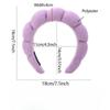 Fashion Microfiber Washing Hair Bands Puffy Headband Spa Bubble Headband Washing Face Makeup Shower Skincare Girl Accessories
