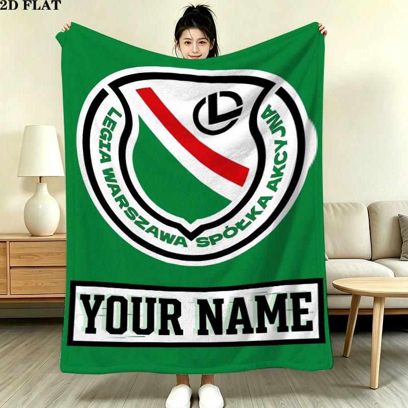 Custom Legia Warsaw Blanket, High quality Comfortable for All Seasons, Home Decor, Warmth and Comfort