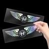 Car Stickers For Alfa Romeo Colorful Reflective Laser Angel Wing Styling Car Trunk Door Stickers For Alfa Romeo Giulia Stelvio M