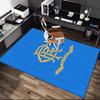 Rangers FC Rug Ideal for Reading Room, Multi-purpose Office Chair Sofa Carpet, Anti-slip Printed Home Area Rug