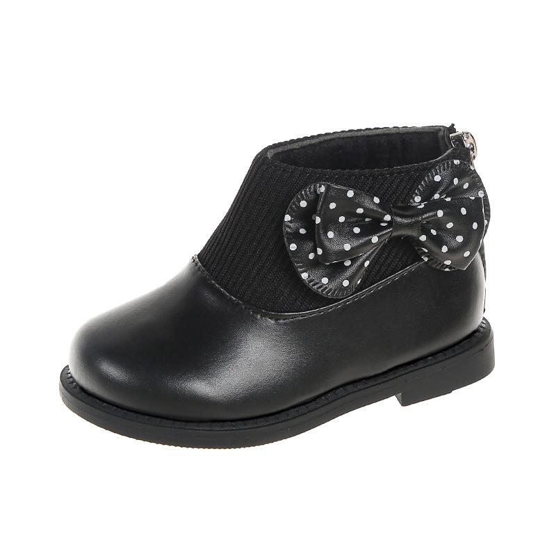 Autumn and Winter Children's Velvet Boots Princess Short Boots