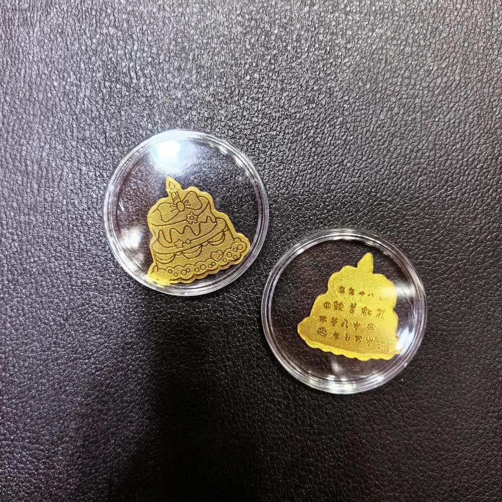Pure Gold Diamond God of Wealth Pendant with Mobile Phone Sticker - Hot Selling Gift