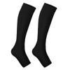 Calf Compression Sleeves Breathable Mid Calf Toeless Socks for Running Sports Fitness