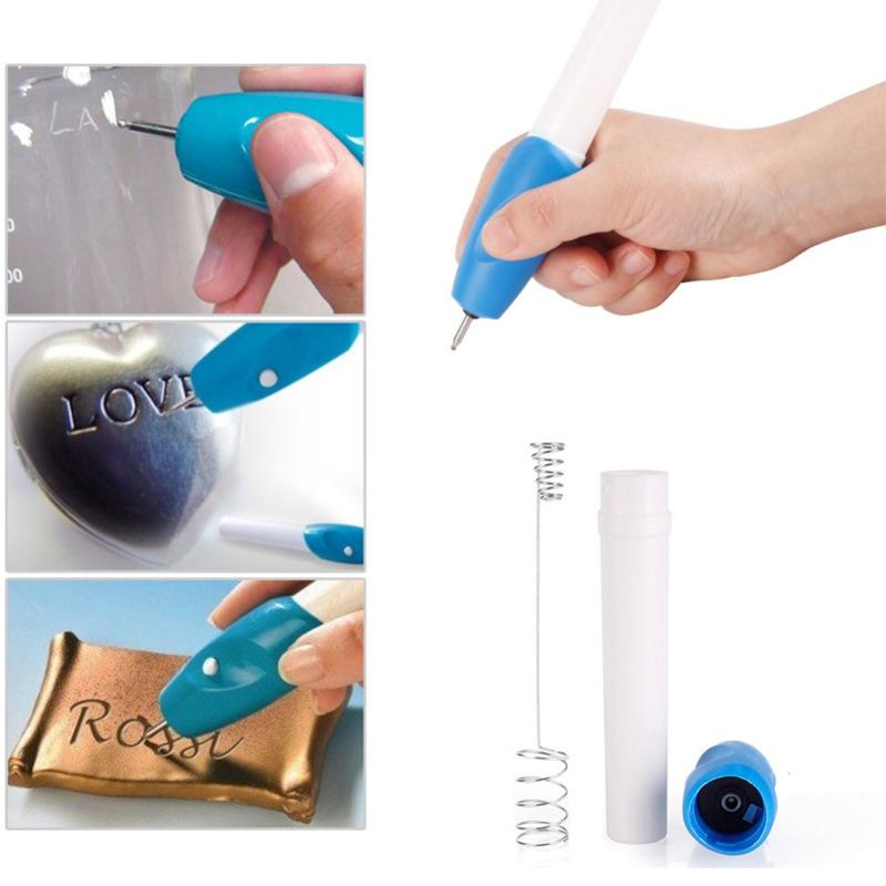 1 шт. Электрический гравировальный маркер, Беспроводной ручной для DIY-гравировки по стеклу, металлу, пластику, коже, Автоматическая гравировка