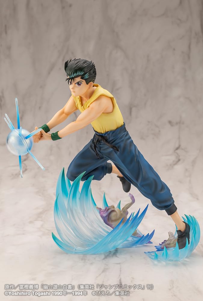 KOTOBUKIYA Yu Yu Hakusho ARTFX J Yusuke Urameshi масштабная окрашенная готовая фигурка из ПВХ, версия 2 1/8