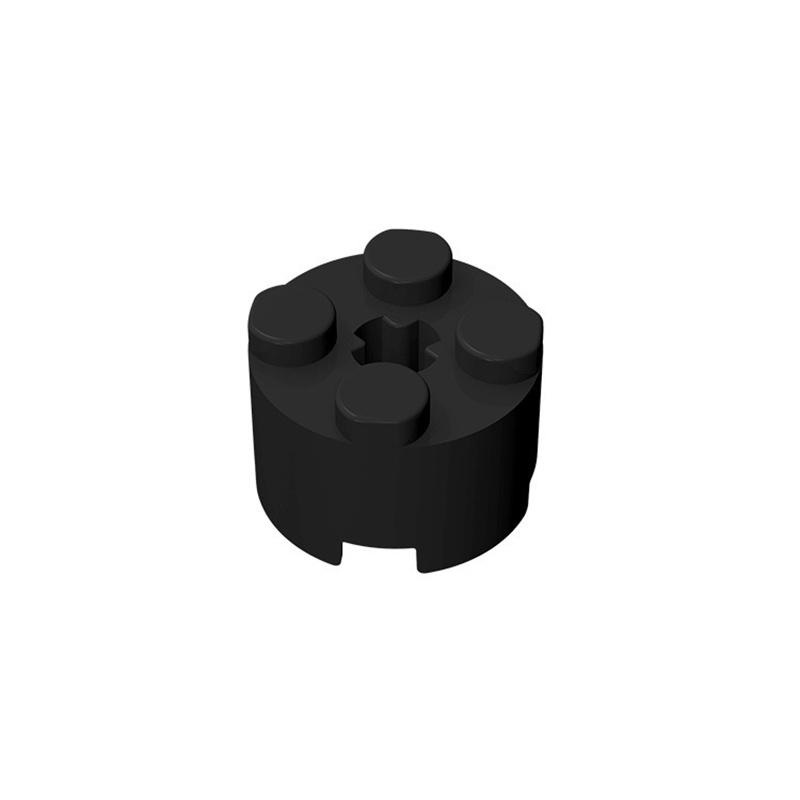 50pcs 3941 Round 2x2 with Axle Hole Building Block Toy Compatible Classic Accessories Construction DIY MOC High-tech Gift