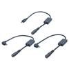 30 см Кабель-преобразователь MicroUSB 5.5x2.1 мм (мама) на 5V 3A (папа) для солнечных панелей, PowerBank, мобильных устройств