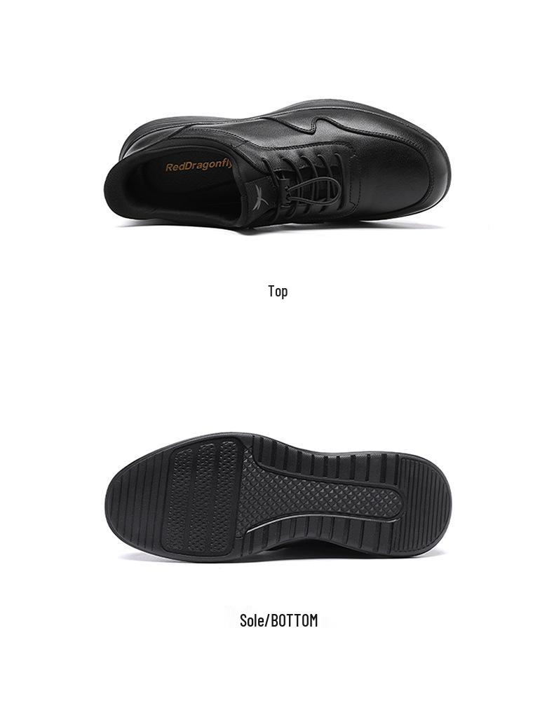 Мужские повседневные спортивные туфли Flash Slip-On Красная Стрекоза из натуральной кожи (Осень зима)
