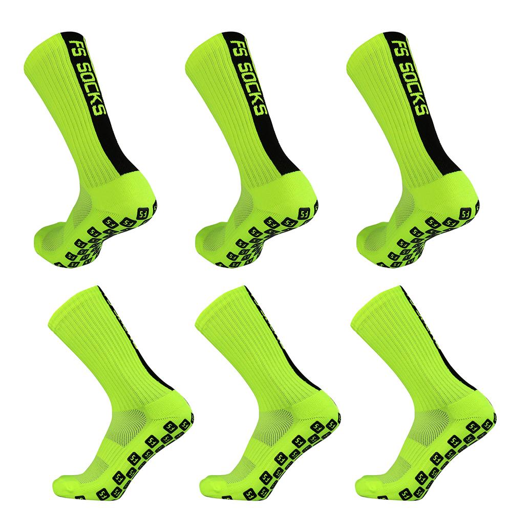 3 пары нескользящих спортивных футбольных носков, противоскользящие футбольные носки для футбола, баскетбола