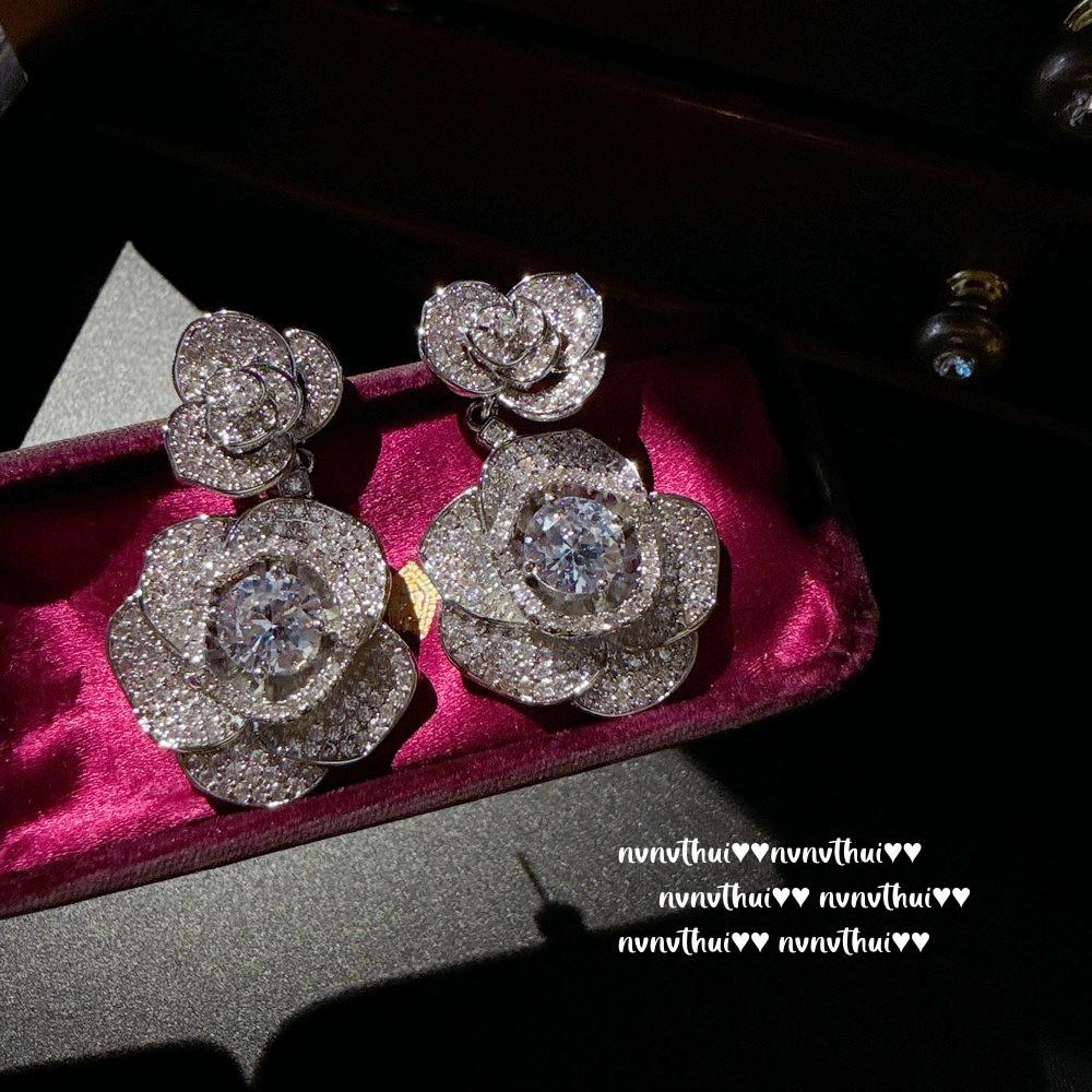 Винтажные серьги-медузы Королевский сапфир, Моана, Серьги-медузы Para Deluxe с цирконами