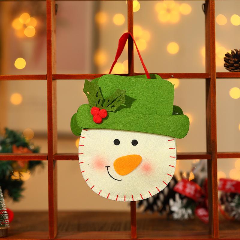Christmas Gift Bag Candy Bag Non-woven Christmas Apple Gift Bag Christmas Decoration