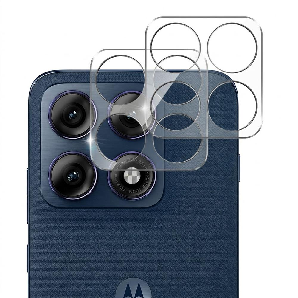 2x ERBORD Tempered Glass Camera Screen Protector for Motorola Edge 70 Pro, Transparent