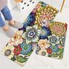 Luxury Colorful Flower Kitchen Mat Soft Thickened Kitchen Floor Mat Waterproof Non-slip Oil-proof Floor Mat Runner Rug