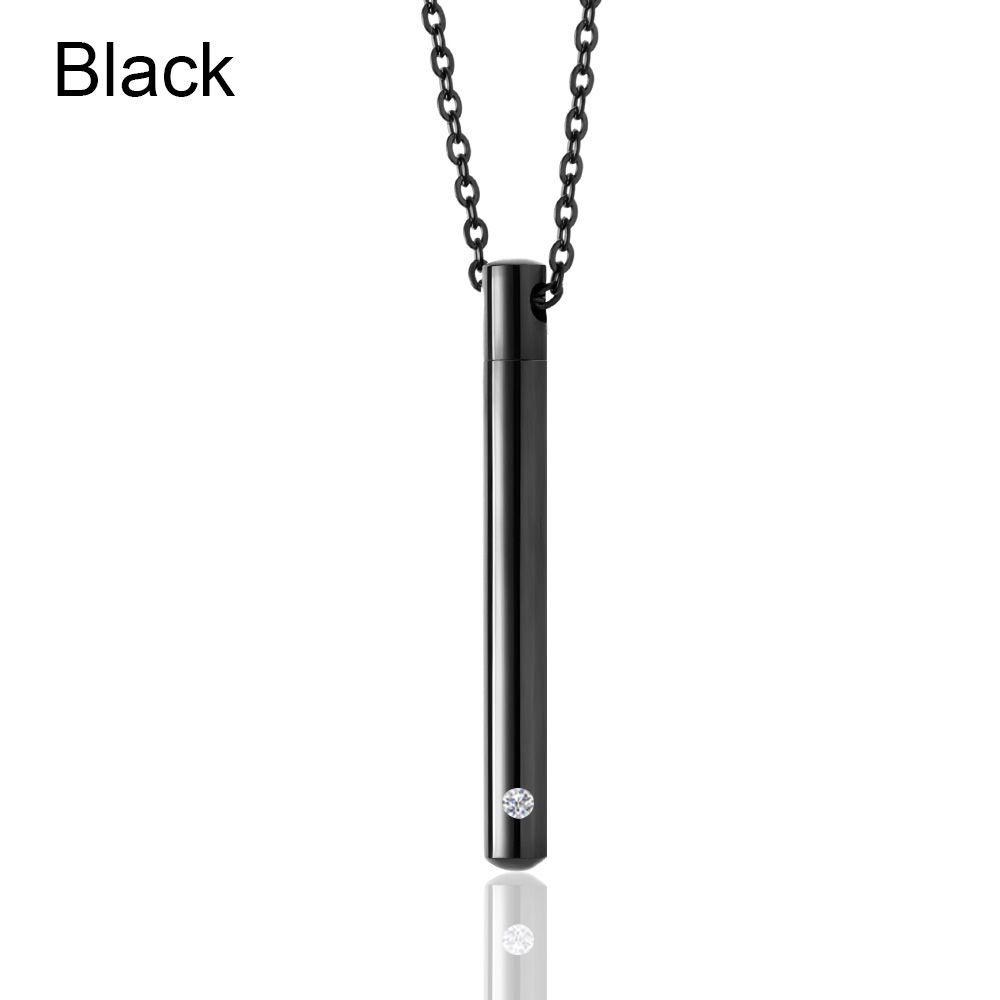 Fashion Lucky Charm Ash Urns Perfume Vial Necklace Aroma Diffuser Long Chain Wishing Bottle Pendant