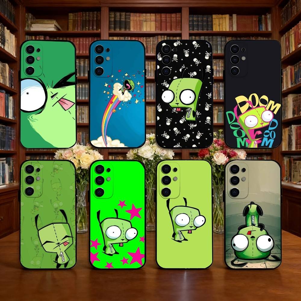 Чехол для телефона C-Cartoon G-Gir Черный Силиконовый Мягкий Для Samsung S25,S24,S21,S22,S23,S30,Ultra,S20,Plus,Fe,Lite