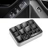 Moonlinks Inner Door Power Window Switch Button Covers Trim Sticker Replacement Compatible With Mercedes Benz A B C E G GLA CLA GLK GL ML GLE Class