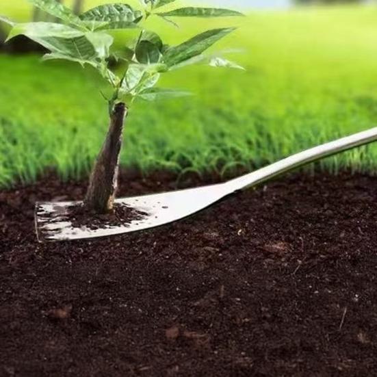 Садовая маленькая ручная лопатка с нескользящей эргономичной ручкой Т-образной конструкции, садовый совок, инструмент для удаления сорняков