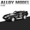 1:32 Shelby Cobra Vintage Sports Car Alloy Metal Diecast Model Car Home Decoration & Gift