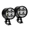 Aoling Bicycle Headlight, Motorcycle Fog Light, LED DC12V-24V, High Brightness Spotlight, New Lens, 3,000