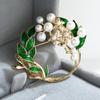 Senior Brooches Flower Leaf Brooch Pins for Women Suit Pendant  Fashion Brooches Jewelry