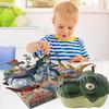 1 Set Dinosaur Model Toys for Kids 45722 Years Old Dinosaur Head Transport Carrier with 26 Mini Dinosaurs Accessories Miniature