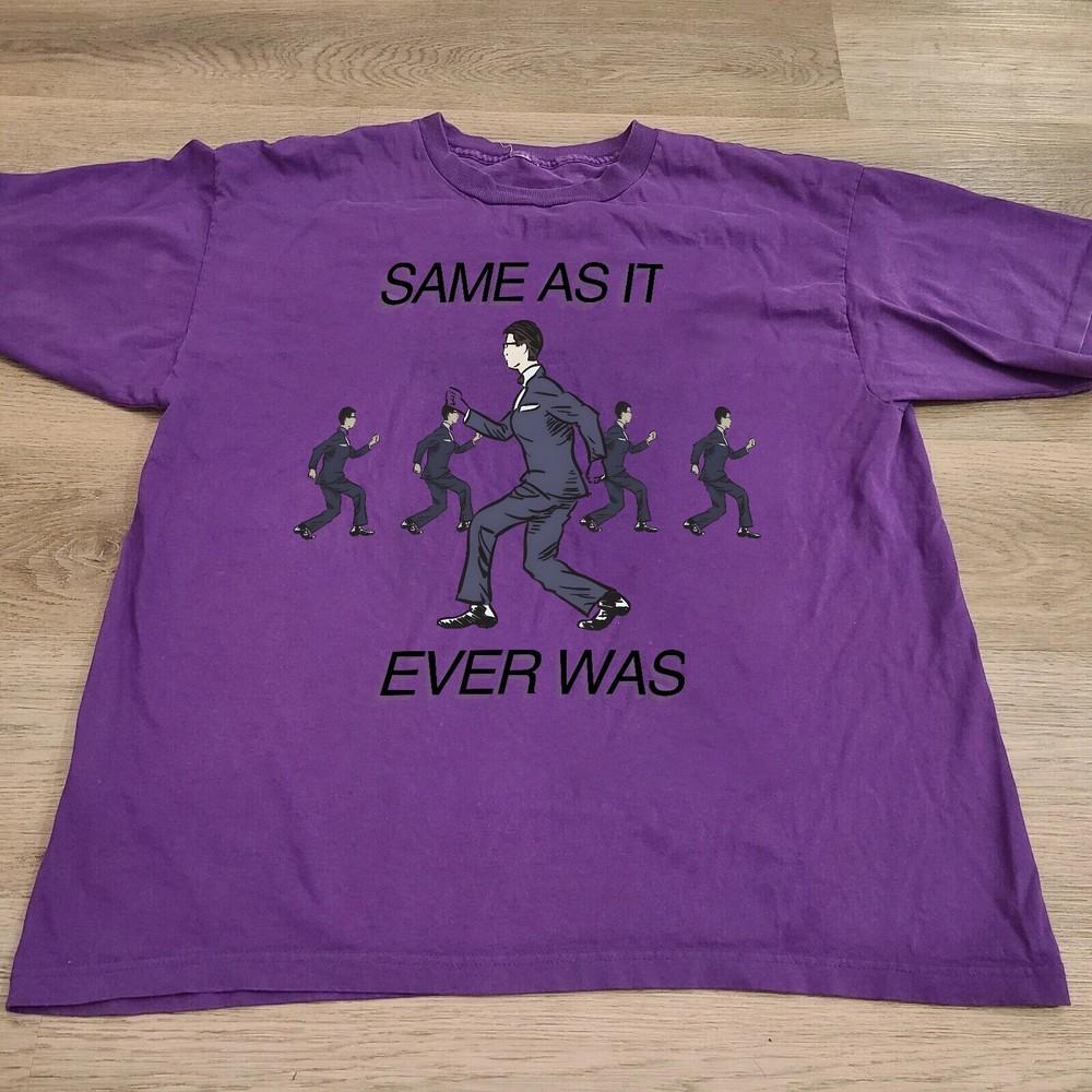 Retro Talking Heads Same as it Ever Was T Shirt Purple Unisex T-Shirt