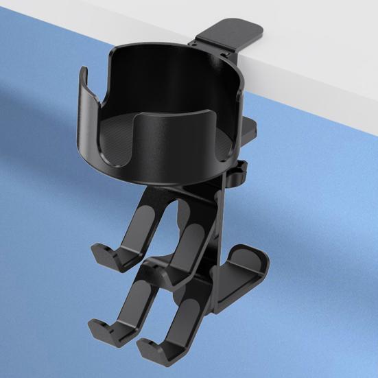 Подставка для игрового контроллера с держателем для чашки, держатель для наушников 3-в-1, прочный, выдерживающий большую нагрузку, простой в установке настольный органайзер для игрового контроллера