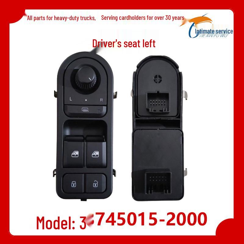 J7 Glass Lifter Switch Assembly: Left & Right Car Door Electric Button, Original Car Parts