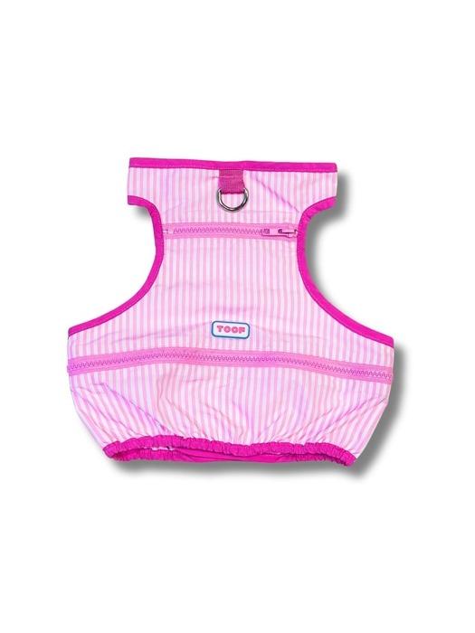 TOOF STRIPE ICY COOL PINK VEST