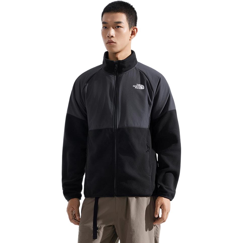 The North Face Мужское пальто с ощущением ледникового бархата Цвет Черный Угольно-серый NF0A8FHY-KT0