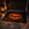 Halloween Spider Web Bat Rug, Soft Non-Slip Porch Mat, Spooky Entryway Carpet, Scary Decorative Door Rug, Home Decor