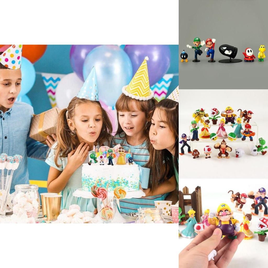 Супер милый набор фигурок Супер Марио для коллекции и украшения вашего дома