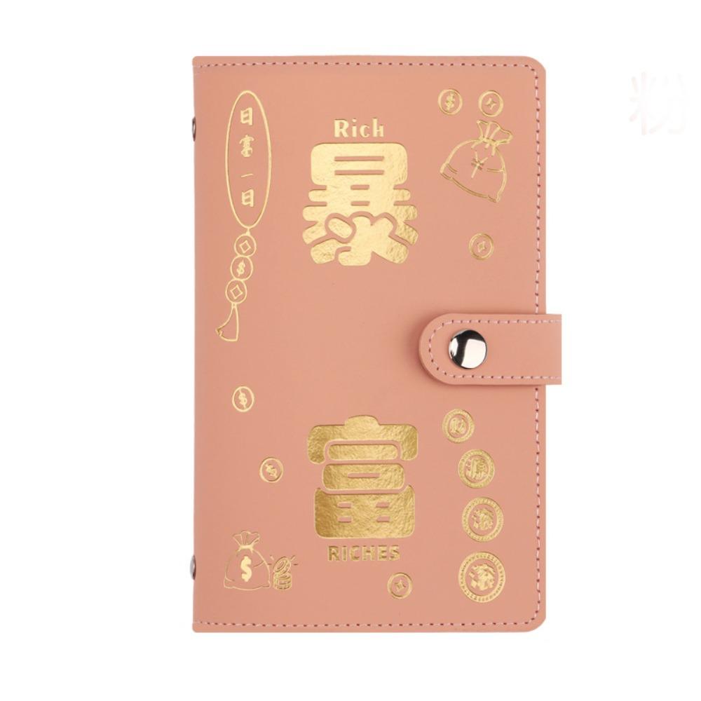 Портативный накопительный накопитель из искусственной кожи, органайзер для планирования, бухгалтерская книга, нержавеющая сталь