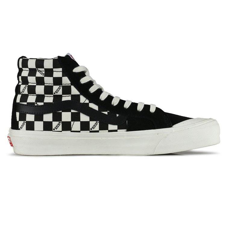 Vans Стиль 138 Высокие кеды для скейтбординга Унисекс Черно-белые VN0A3DP9VQA1