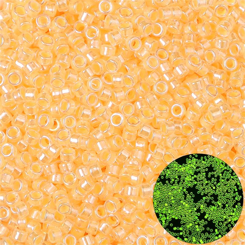 10 г/пакет 2,5 мм светящиеся в темноте стеклянные рисовые бусины DIY браслет ожерелье серьги ювелирные аксессуары