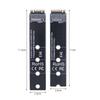 Плата-райзер M.2 NGFF NVME AHCI PCIE с разъемом M2 (B+M/M key) для тестирования и защиты SSD, male-female