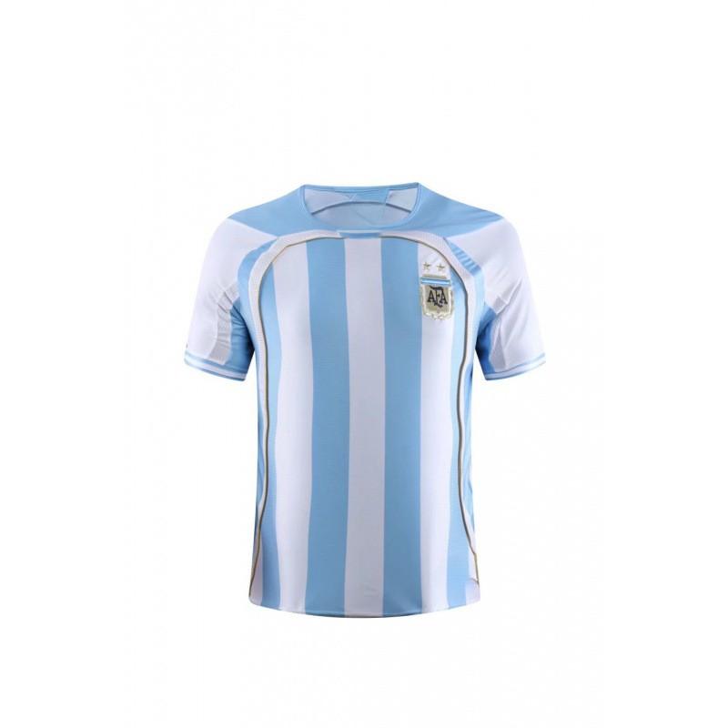 Argentina Retro Football Jersey Short Sleeve Training Sportswear Men Women Sports Entertainment Cycling Jerseys