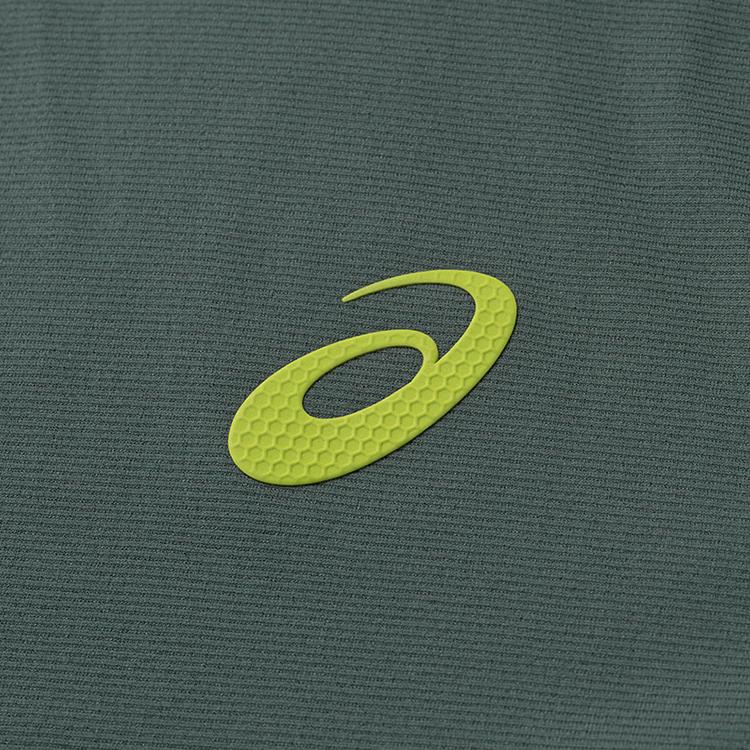 Asics Влагоотводящая Быстросохнущая Легкая Мягкая Спортивная Футболка с Коротким Рукавом Мужские топы 2011D657-301