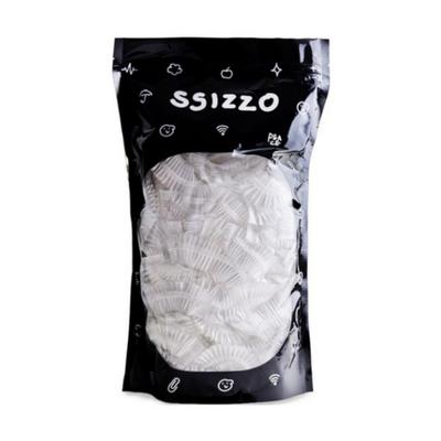 Одноразовые шапочки для волос C-ZO Clear Shield, 100 шт., прозрачные, 1 комплект