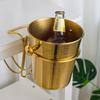 Sturdy Cooler Stand Rack Gold/Silver Beer Barrel Rack Versatile Ice Bucket Stand  Cooking Events