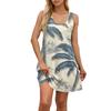 Women's Casual Fashion U-neck Sleeveless Print Dress