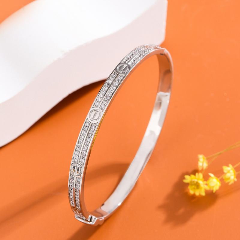 New Single Row Zircon Inlaid Starry Sky Light Luxury High-end Temperament Popular Bracelet