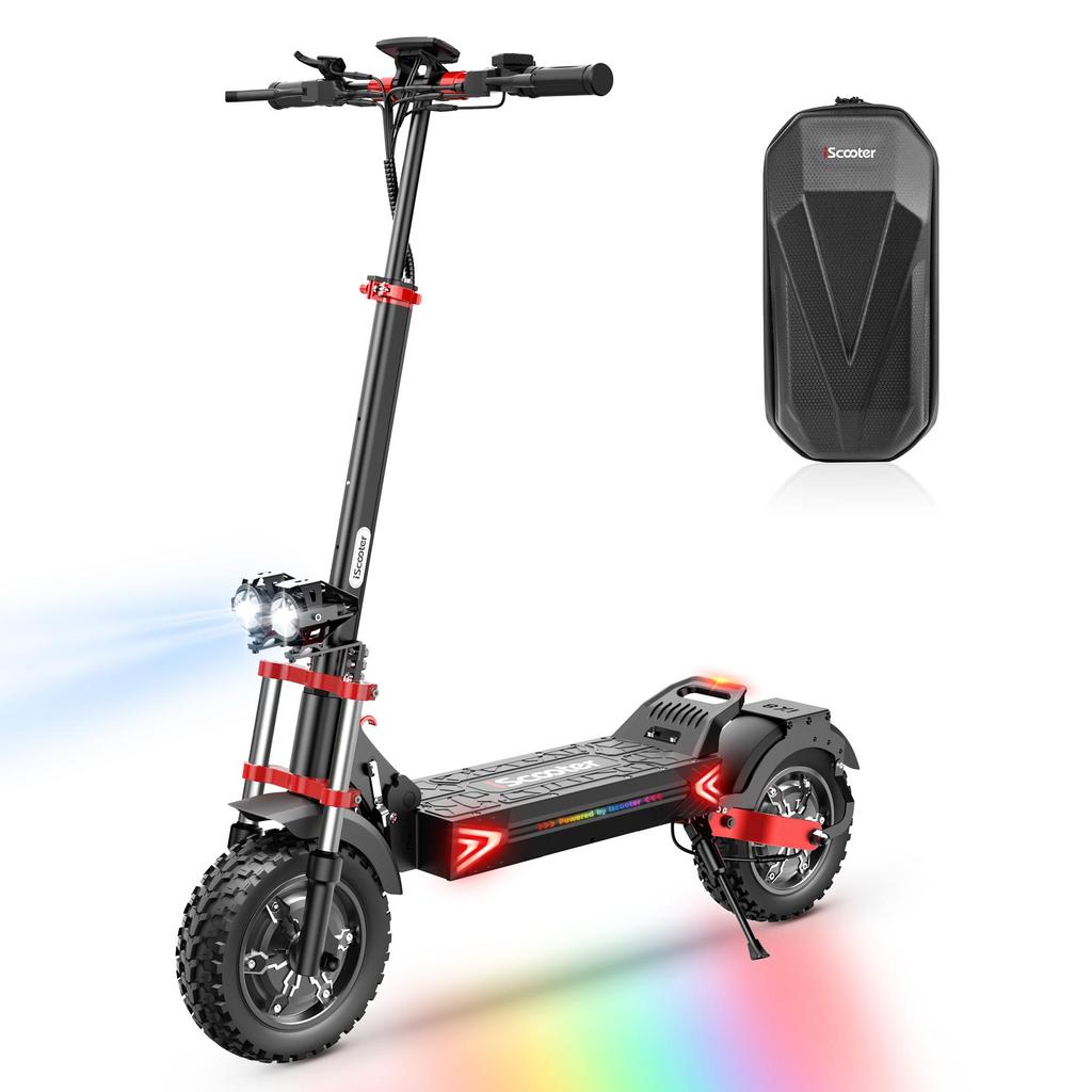 iScooter IX8 All-Terrain Electric Scooter Adult 1200W*2 Motor Men's E-Folding Scooter 48V20AH Battery 12 Inch Tyre Women's EScooter
