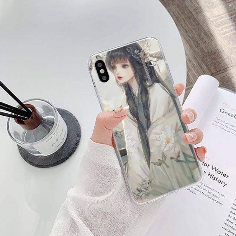 Чехол для телефона «Древняя красота» для IPhone 14 13 12 11 XS X 8 7 6 Plus Mini Pro Max SE 2022, мягкий прозрачный чехол для телефона