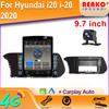 9,7-дюймовый вертикальный экран Tesla Android автомобильное радио для Hyundai i20 i-20 2020 GPS навигация мультимедиа видео экран плеер