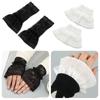 Decorative Arm Cover Scar Cover Lace Cuffs Ruffles Elbow Sleeve Detachable Sleeve Cuffs Fake Sleeve